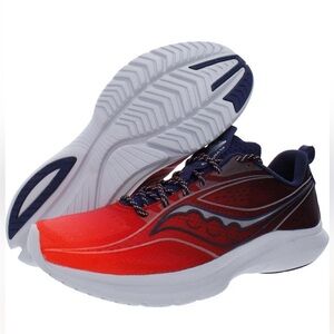 Saucony Kinvara 13 Red‎ Fitness Workout Running Shoes Sneakers Size 6.5 B18B